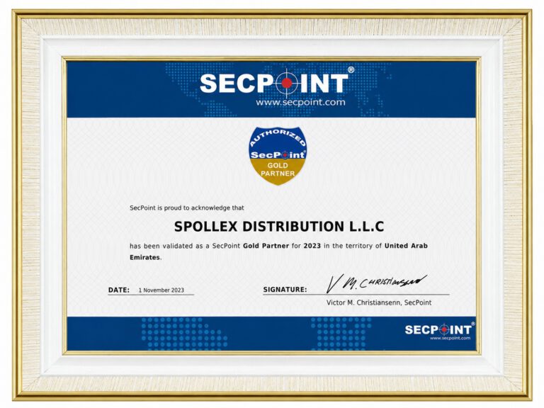 SecPoint Gold Partner — UAE (2023)